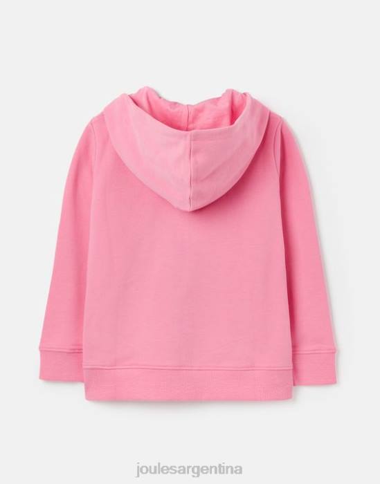 Joules sudadera con capucha y cremallera mayday 2-12 años chicas aurora rosa vestir 64BB263
