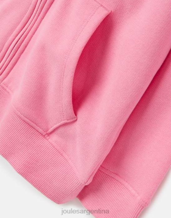 Joules sudadera con capucha y cremallera mayday 2-12 años chicas aurora rosa vestir 64BB263