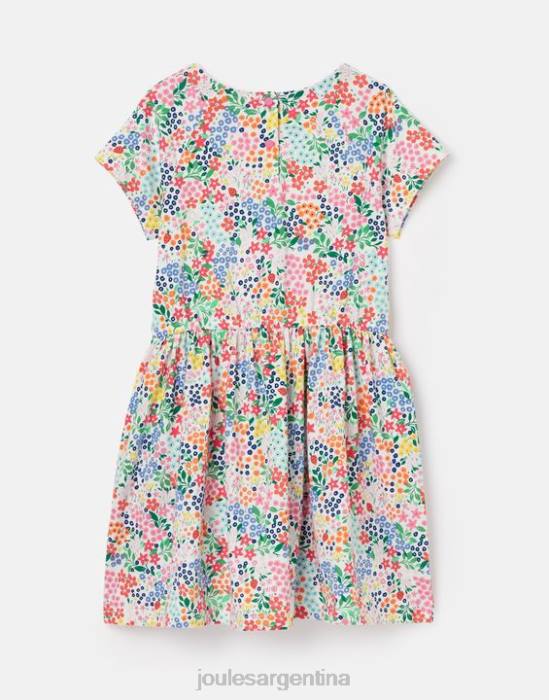 Joules vestido de punto de manga corta jude 2-12 años chicas florecitas de fresa vestir 64BB274