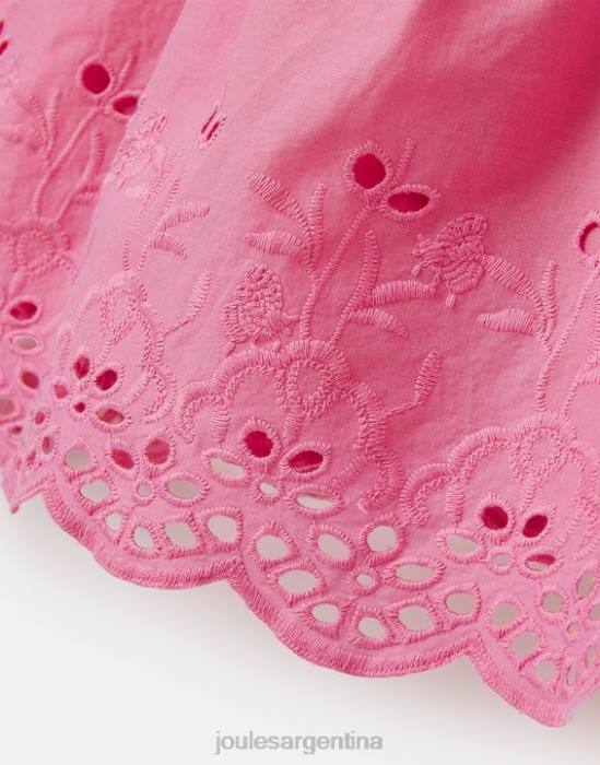 Joules vestido midi escalonado kiki 2-12 años chicas aurora rosa vestir 64BB294