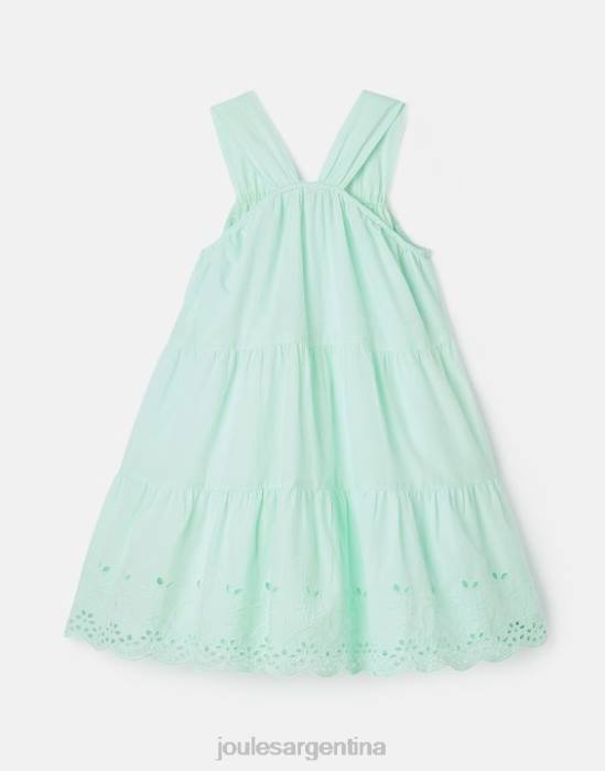 Joules vestido midi escalonado kiki 2-12 años chicas azul pálido vestir 64BB278