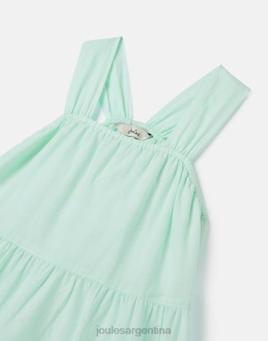 Joules vestido midi escalonado kiki 2-12 años chicas azul pálido vestir 64BB278