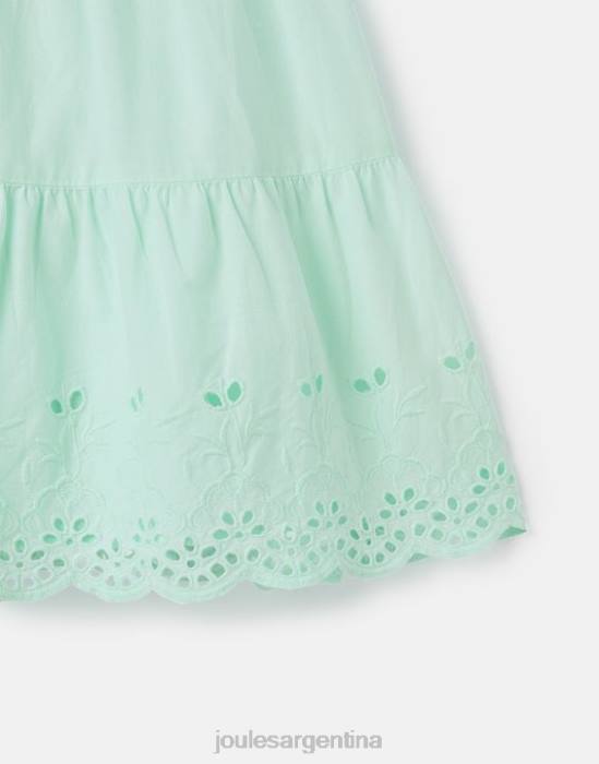 Joules vestido midi escalonado kiki 2-12 años chicas azul pálido vestir 64BB278