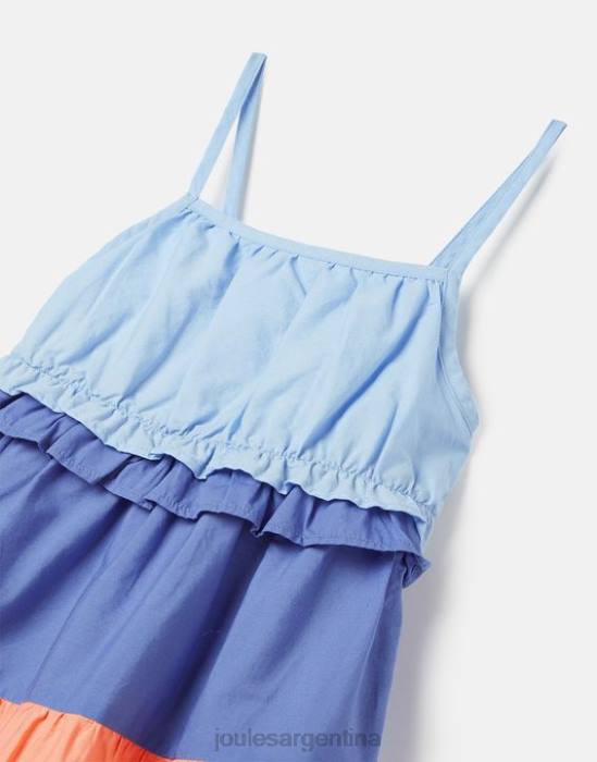 Joules vestido trapecio theadora 5-12 años chicas bloque de color vestir 64BB314