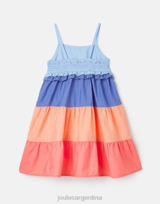 Joules vestido trapecio theadora 5-12 años chicas bloque de color vestir 64BB314