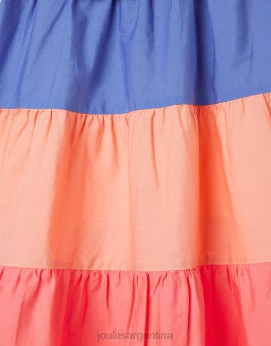 Joules vestido trapecio theadora 5-12 años chicas bloque de color vestir 64BB314
