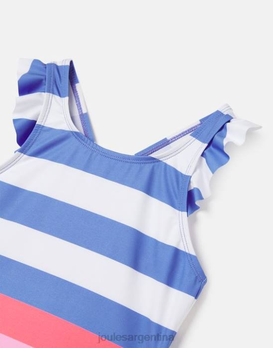 Joules laurielle tankini 2-12 años chicas raya múltiple vestir 64BB296