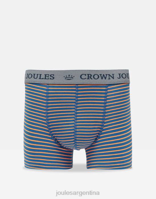 Joules Pack de 2 bóxers de algodón Crown hombres ganso pato azul marino accesorios 64BB170