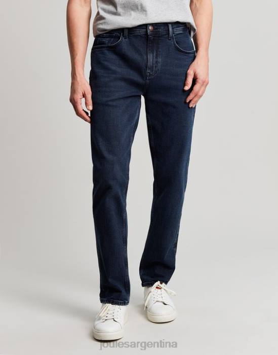 Joules Vaqueros de mezclilla con cinco bolsillos y corte slim The Oakham hombres mezclilla con lavado de tinta vestir 64BB205
