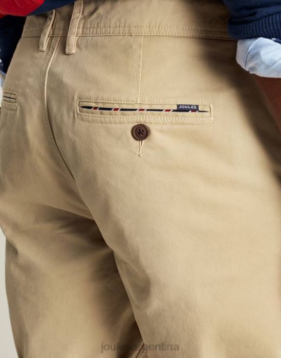 Joules pantalones cortos chinos hombres marrón vestir 64BB246