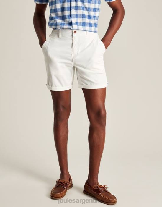 Joules shorts tejidos en el muelle hombres blanco vestir 64BB232