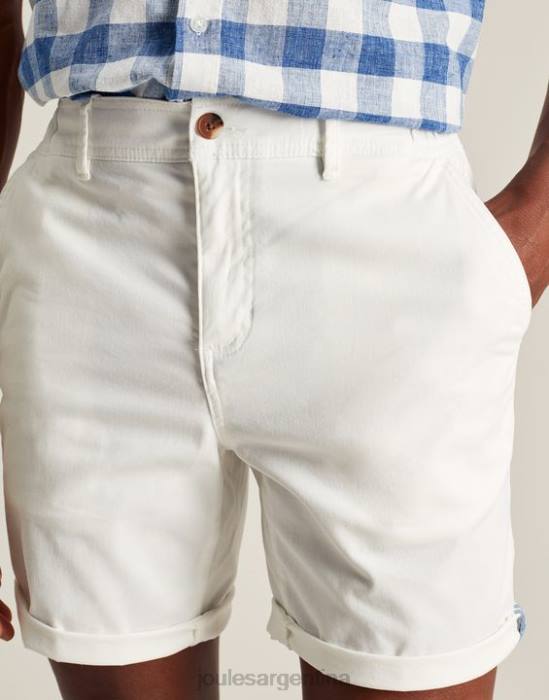 Joules shorts tejidos en el muelle hombres blanco vestir 64BB232