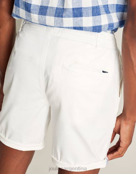 Joules shorts tejidos en el muelle hombres blanco vestir 64BB232
