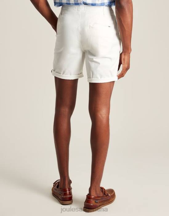 Joules shorts tejidos en el muelle hombres blanco vestir 64BB232