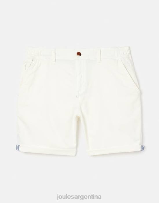 Joules shorts tejidos en el muelle hombres blanco vestir 64BB232