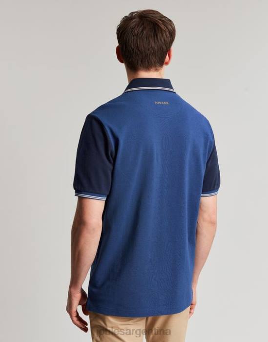 Joules playera tipo polo con adornos hombres azul profundo vestir 64BB216