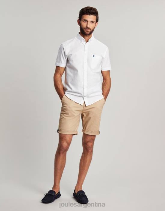 Joules camisa Oxford de corte clásico hombres blanco vestir 64BB233
