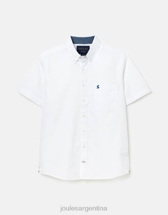 Joules camisa Oxford de corte clásico hombres blanco vestir 64BB233