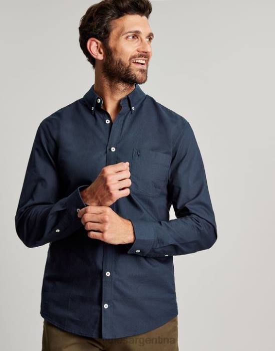 Joules camisa Oxford de corte clásico hombres marina francesa vestir 64BB164