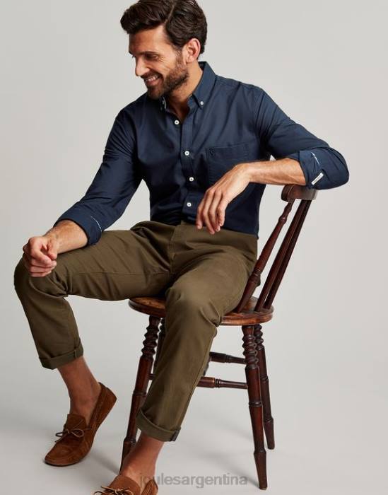 Joules camisa Oxford de corte clásico hombres marina francesa vestir 64BB164