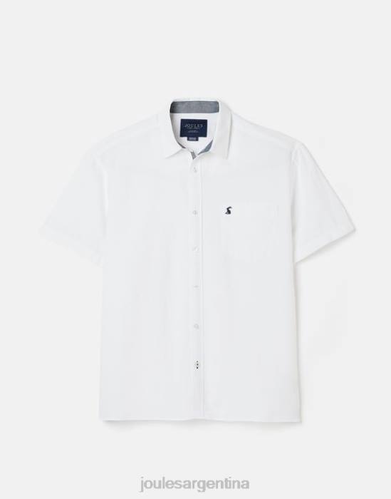 Joules camisa de lino rompedor hombres blanco vestir 64BB219