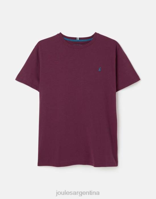 Joules camiseta de punto denton hombres borgoña vestir 64BB251