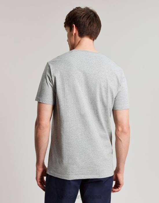 Joules camiseta de punto denton hombres marga gris vestir 64BB190