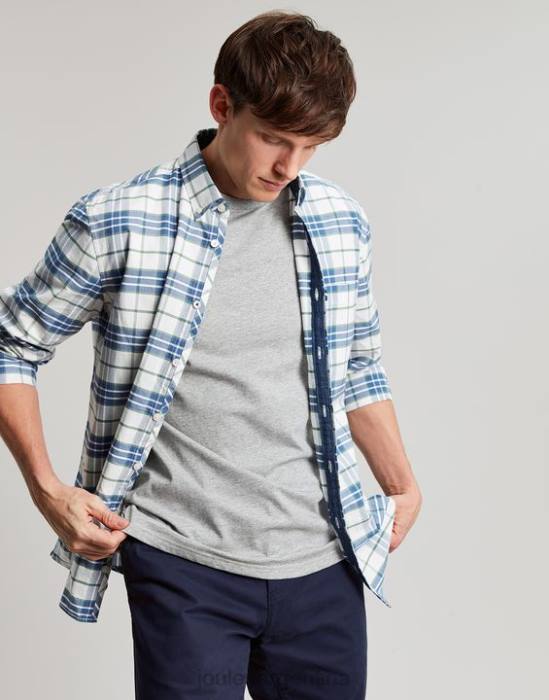 Joules camiseta de punto denton hombres marga gris vestir 64BB190
