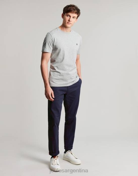 Joules camiseta de punto denton hombres marga gris vestir 64BB190