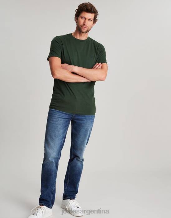 Joules camiseta de punto denton hombres verde carreras vestir 64BB198