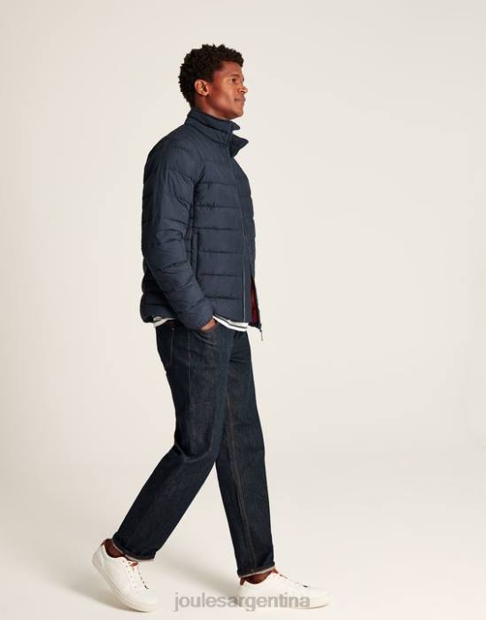 Joules ir a chaqueta acolchada resistente al agua hombres marina marina vestir 64BB179