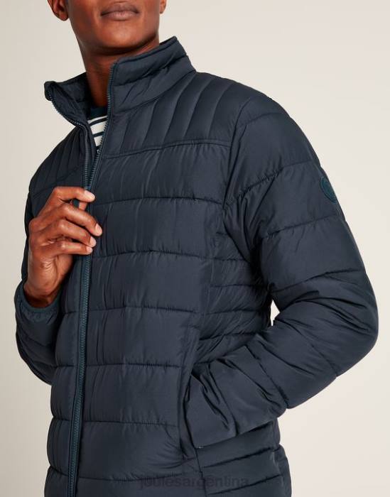 Joules ir a chaqueta acolchada resistente al agua hombres marina marina vestir 64BB179
