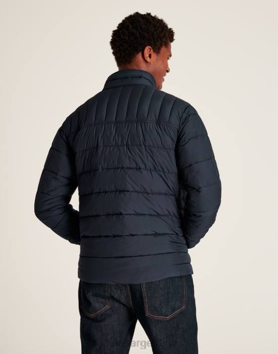 Joules ir a chaqueta acolchada resistente al agua hombres marina marina vestir 64BB179