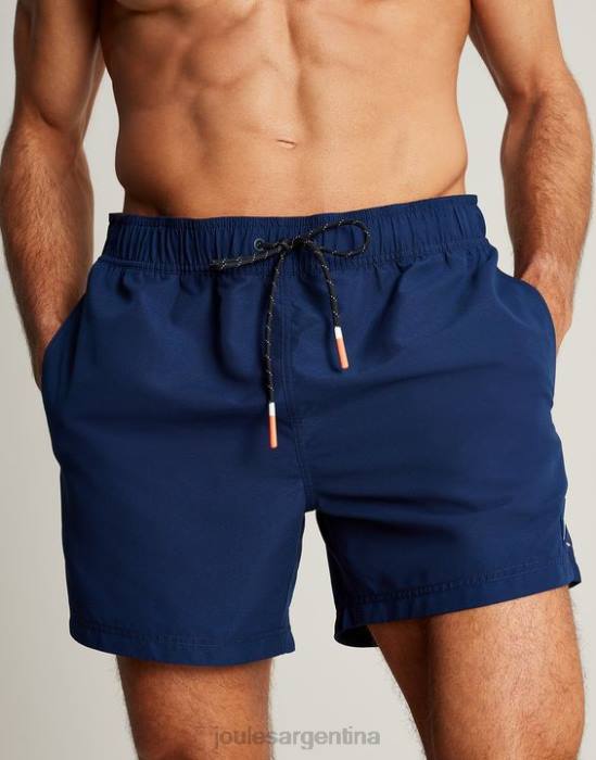 Joules bañador liso tipo galera hombres Gema azul vestir 64BB226