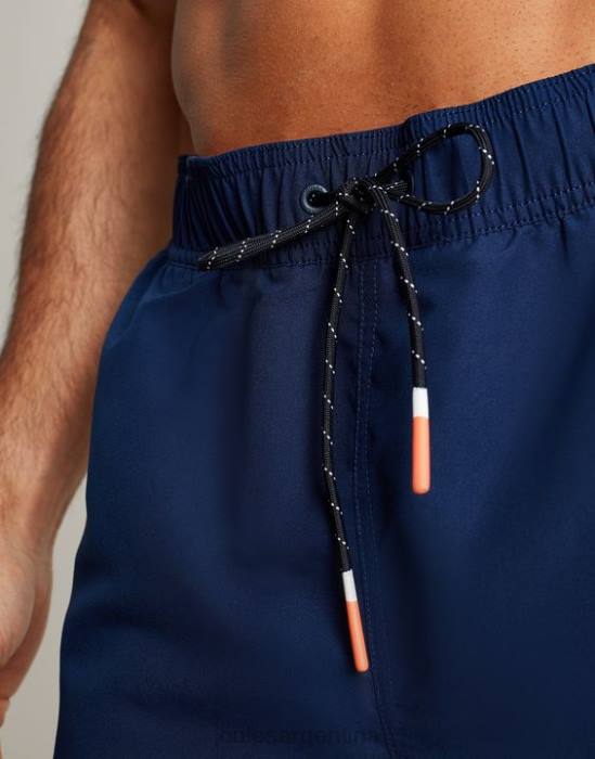 Joules bañador liso tipo galera hombres Gema azul vestir 64BB226