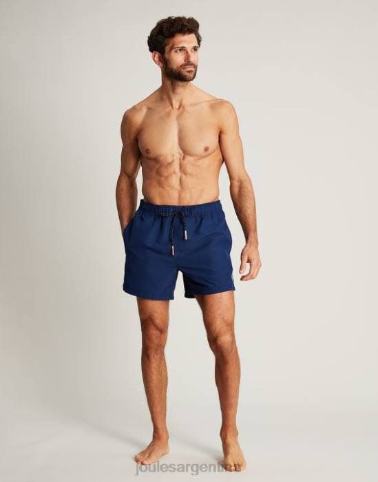 Joules bañador liso tipo galera hombres Gema azul vestir 64BB226