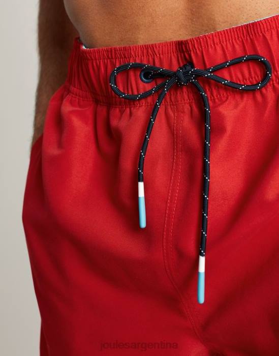 Joules bañador liso tipo galera hombres rojo vestir 64BB234