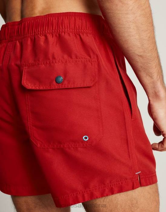 Joules bañador liso tipo galera hombres rojo vestir 64BB234