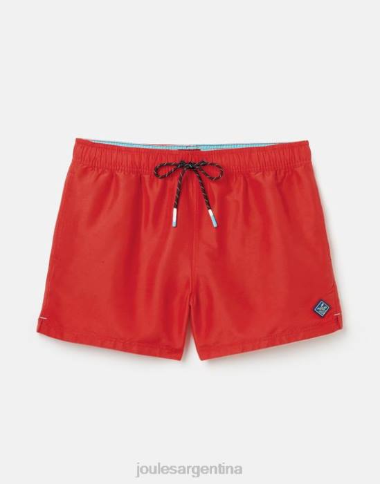 Joules bañador liso tipo galera hombres rojo vestir 64BB234