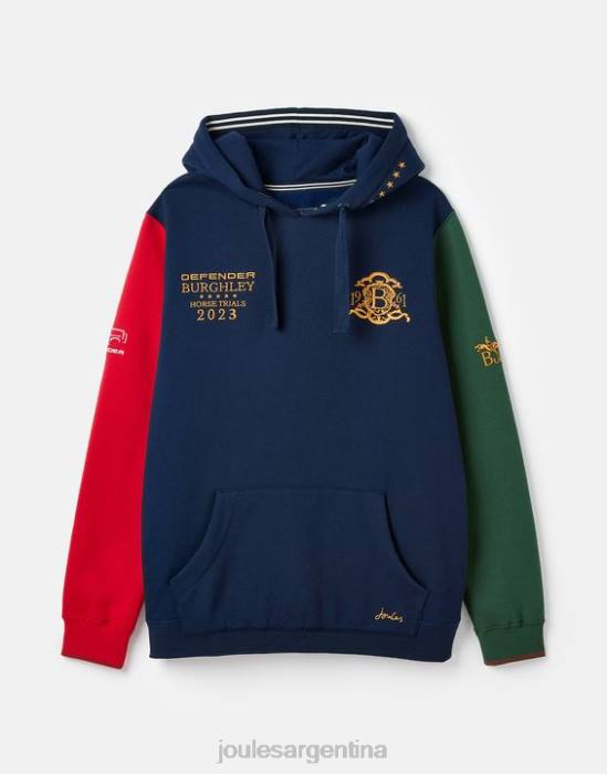 Joules sudadera con capucha unisex burghley hombres marina francesa vestir 64BB168