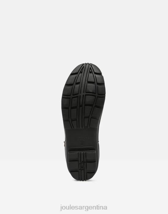 Joules Botas de lluvia de altura media rosalind con borla intercambiable mujer negro verdadero calzado 64BB23