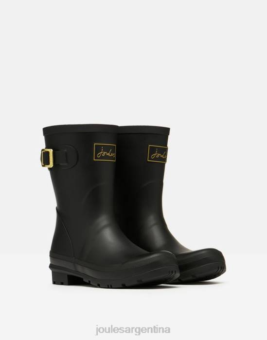 Joules botas de lluvia estampadas de altura media molly mujer abeja grabada en oro calzado 64BB149