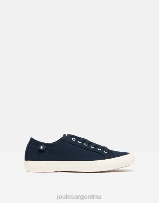 Joules zapatillas con bomba costera orgánica mujer marina francesa calzado 64BB140