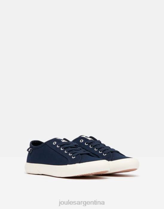 Joules zapatillas con bomba costera orgánica mujer marina francesa calzado 64BB140