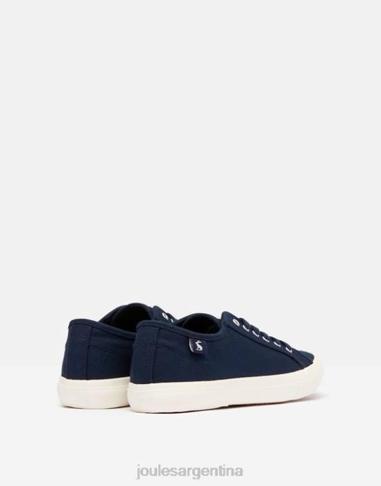 Joules zapatillas con bomba costera orgánica mujer marina francesa calzado 64BB140