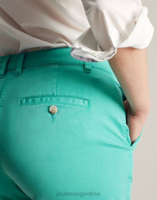 Joules pantalones cortos chinos de longitud media mujer cascada vestir 64BB122