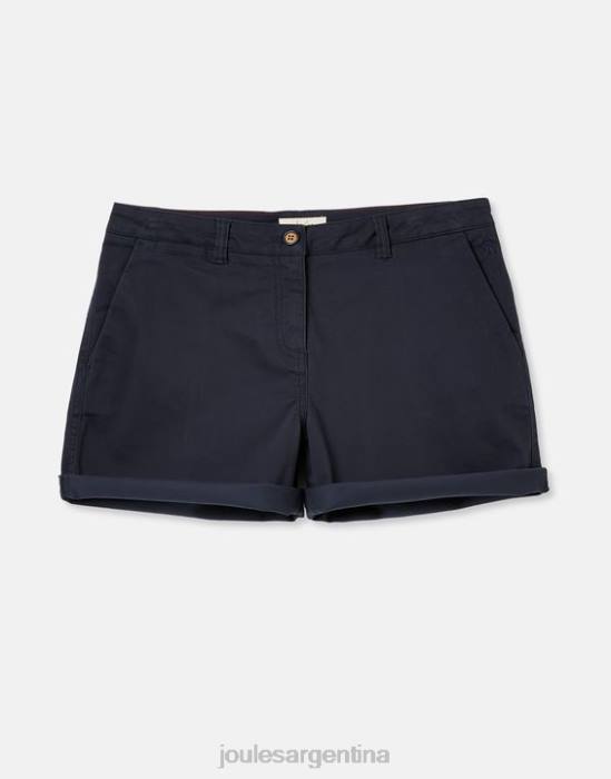 Joules pantalones cortos chinos de longitud media mujer marina francesa vestir 64BB46