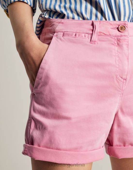 Joules pantalones cortos chinos de longitud media mujer rosa vestir 64BB71