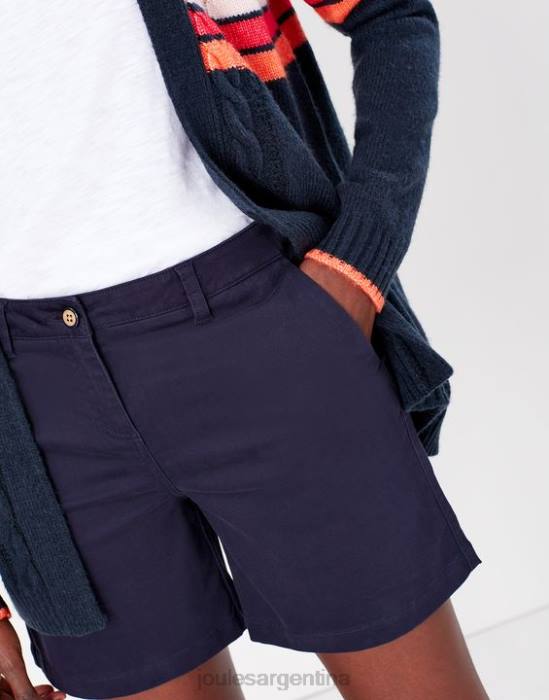 Joules shorts chinos estilo crucero de largo medio mujer marina francesa vestir 64BB82