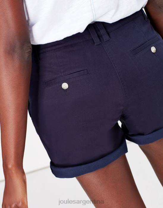 Joules shorts chinos estilo crucero de largo medio mujer marina francesa vestir 64BB82